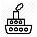 Buque de vapor  Icono