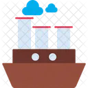Barco De Vapor Barco De Vapor Barco Icono