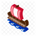 Griego Mercante Barco Icon