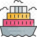 Barco Carga Yate Icon