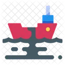 Buque Contaminacion Petroleo Icon