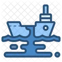 Buque Contaminacion Petroleo Icon