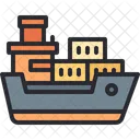 Barco Carga Buque De Carga Icon