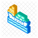 Buque Transporte Contenedores Icon