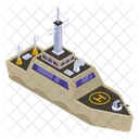 Barco militar  Ícone