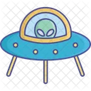 Extraterrestre Invasor Espacio Icono