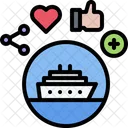 Revision De Barco Revision De Crucero Agua Icon