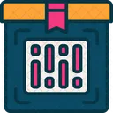 Barcode Box Delivery Icon