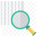 Barcode Search Magnifier Icon