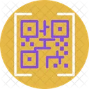 Bitcoin Barcode Digital Icon