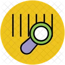 Barcode Magnifying Lens Icon