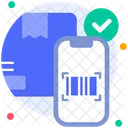 Barcode Scan Check Icon