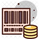 Barcode Coin Barcode Money Barcode Icon