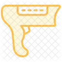 Barcode Machine Duotone Line Icon Symbol