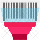 Logistik Lieferung Scan Symbol