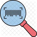 Barcode Scan Barcode Search Magnifying Icon