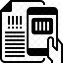 Barcode-Scannen  Symbol