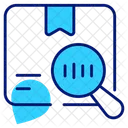 Parcel Package Magnifier Icon