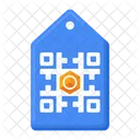 Barcode Tag Barcode Label Qr Tag Icon