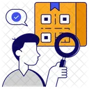 Barcode Tracking Barcode Analysis Barcode Scanning Icon