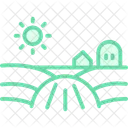 Bare soil farm  Icon