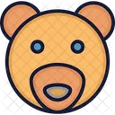 Bar Barengesicht Grizzlybar Symbol