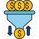 Barverkaufspipeline Cashflow Umsatzzyklus Symbol