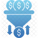 Barverkaufspipeline Cashflow Umsatzzyklus Symbol