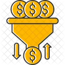 Barverkaufspipeline Cashflow Umsatzzyklus Symbol