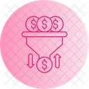 Barverkaufspipeline Cashflow Umsatzzyklus Symbol