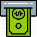 Bargeldabhebung Geldautomat Geld Symbol