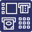 Bargeldabhebung  Symbol