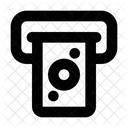 Bargeldabhebung  Symbol