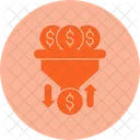 Barverkaufspipeline Cashflow Umsatzzyklus Symbol