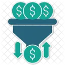 Barverkaufspipeline Cashflow Umsatzzyklus Symbol