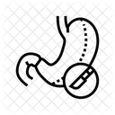Bariatrische Chirurgie Fettleibigkeit Symbol