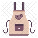 Barista Apron Restaurant Apparel Icon