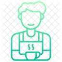 Barista Man People Icon