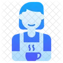 Barista Woman Girl Icon