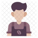 Barista Man Man Boy Icon