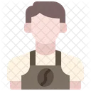 Barista-Mann  Symbol