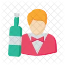 Barmann Barista Kellner Symbol