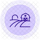 Barn And Fields Barn Fields Icon