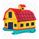 Farm House Barn House Country Home Symbol