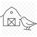 Barn Bird Swallow Icon