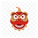 Barongsai Face Mask Icon