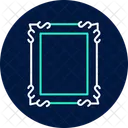 Baroque Frame Neon Glow Icon