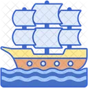 Barque Boat Ship Icon