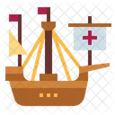 Barque Viking Ship Boat Icon