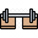 Barra con almohadillas para caídas  Icono